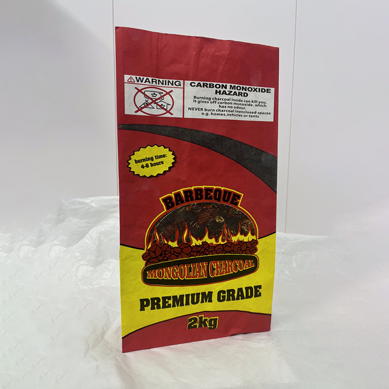 Heavy-Duty Multi-Layer Kraft Charcoal Bag
