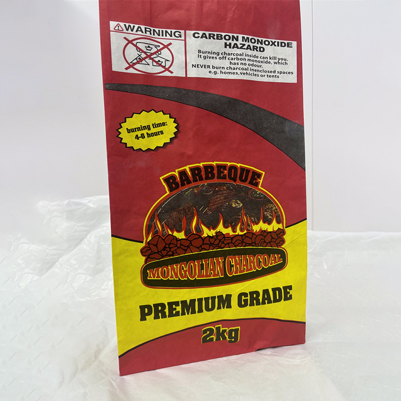 Heavy-Duty Multi-Layer Kraft Charcoal Bag