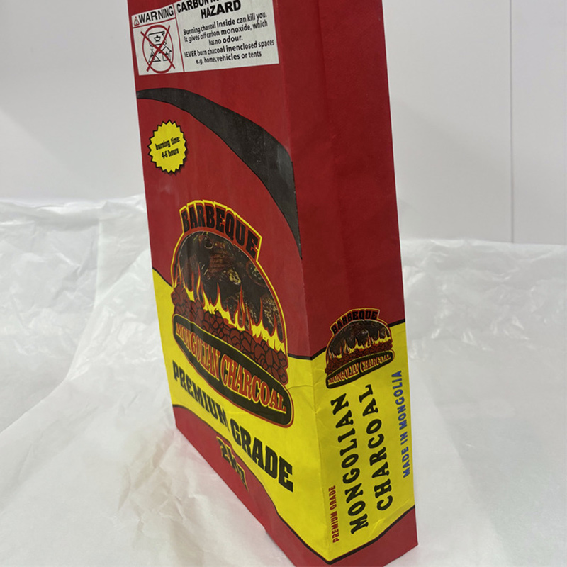Heavy-Duty Multi-Layer Kraft Charcoal Bag