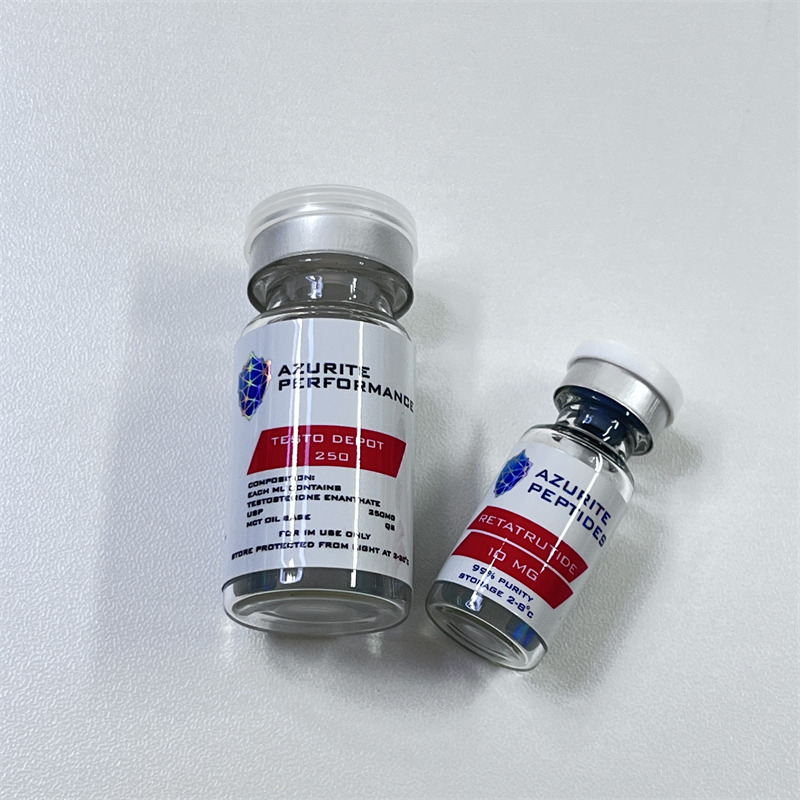 Silver Holographic Vial Labels for Injection Packaging