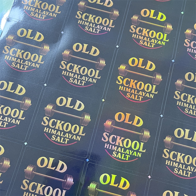 Rainbow Holographic Laser Label Sheets