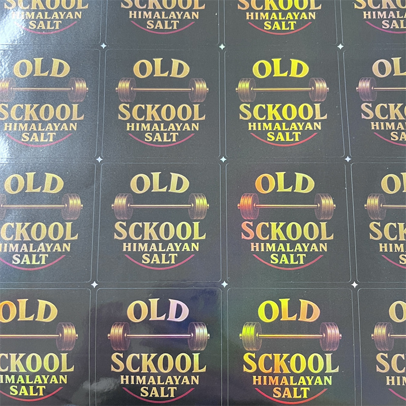 Rainbow Holographic Laser Label Sheets