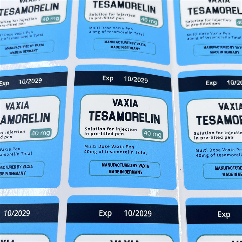 Pharmaceutical Vial Labels with Multi-Panel Booklet