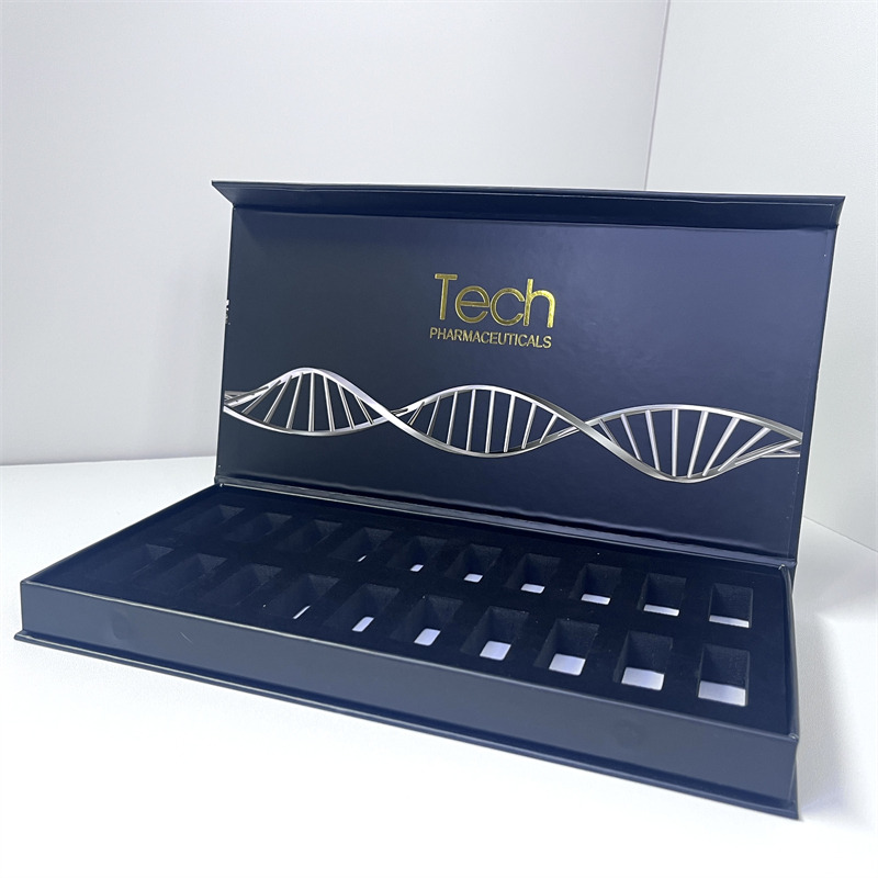 Magnetic box (gold foil stamping, UV coating, matte finish)