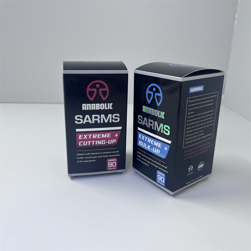 Medicine box (hot foil holographic silver, glossy film)