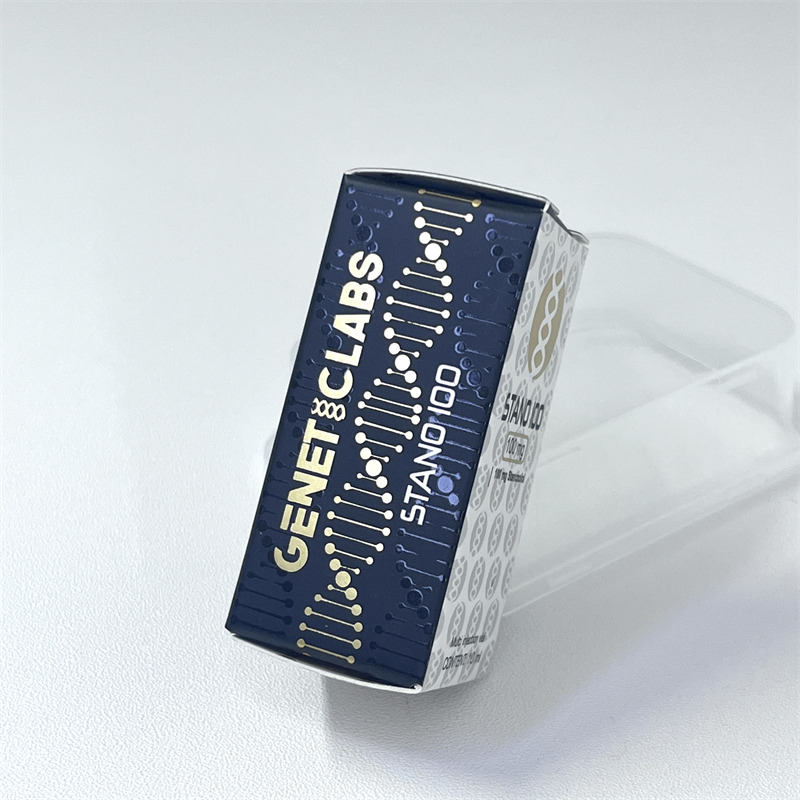 Medicine box (gold foil stamping, UV coating, matte finish)
