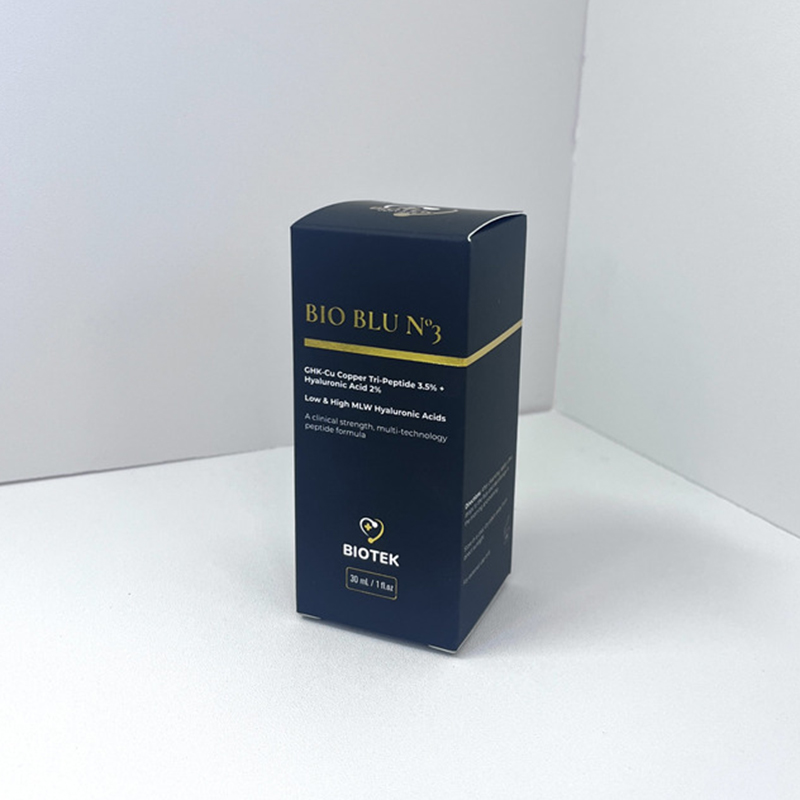 Medicine box (gold foil stamping, tactile film)