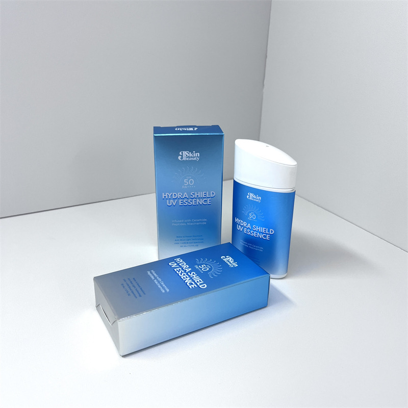 Sunscreen case (silver card, matte finish)