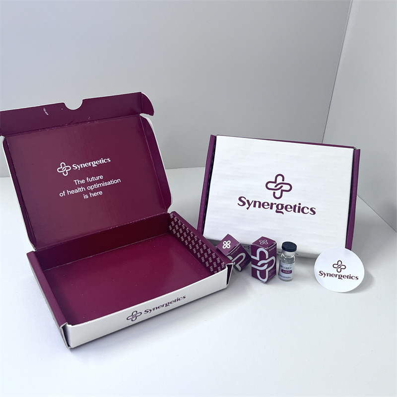 Corrugated airplane box, double-sided printing