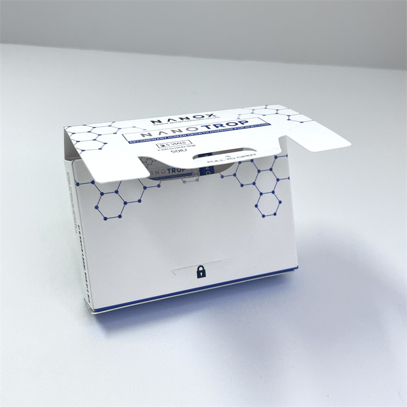 Special box design (gloss silver foil, matte finish)