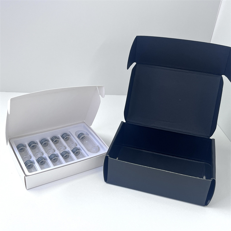 Black and white airplane box